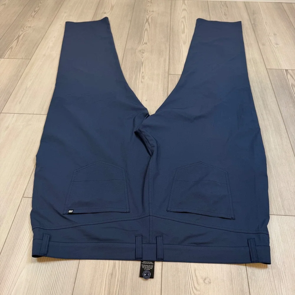 TravisMathew Open To Close 2.0 Mens Navy Blue Golf Performance Pants 42 1MX556